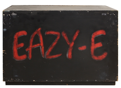 Eazy-E Stage Used & "We Want Eazy" Music Video Used DJ Stand