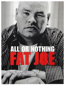 Fat Joe Signed “All or Nothing" Album Poster